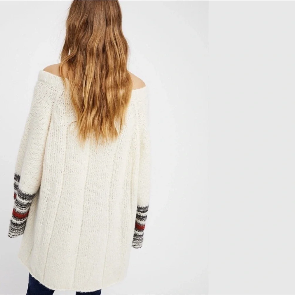 Free People Last Rose Alpaca Off-the-Shoulder Sweater